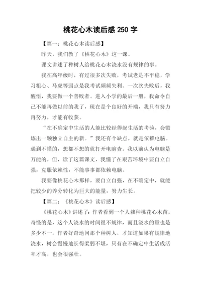 桃花心木读后感250字.docx