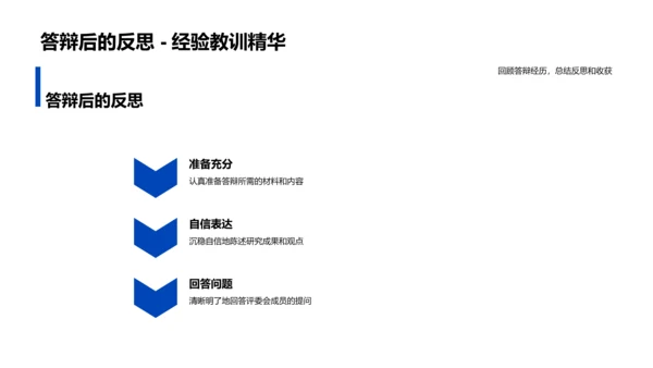 答辩准备指南PPT模板