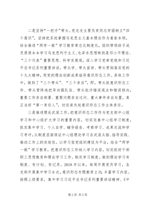 妇幼保健院加强意识形态工作报告.docx