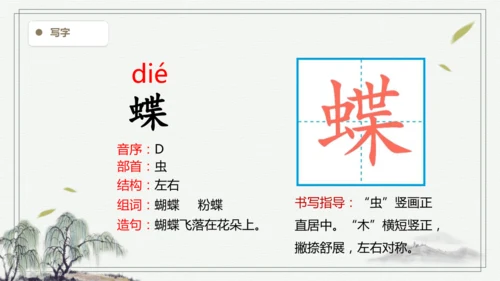 【2025春季学期教材】语文四下1.古诗词三首   生字识记课件