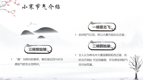 小寒冬天节气通用PPT模版