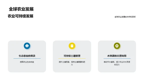农业可持续发展