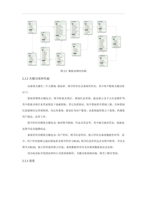 软件综合项目工程图书标准管理系统综合项目开发总结报告.docx