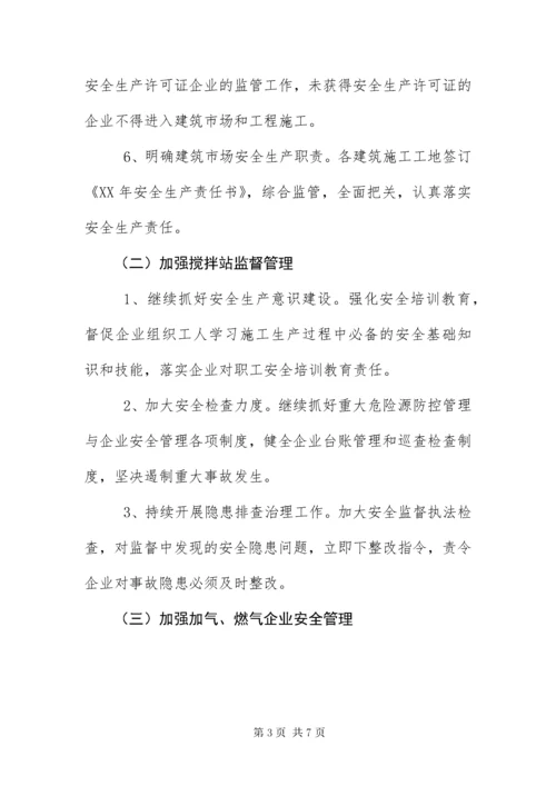 住建局监督检查执法工作计划.docx