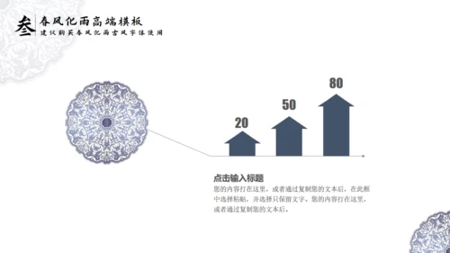 中国风青花瓷教育课堂通用PPT模板