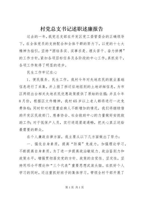 村党总支书记述职述廉报告 (3).docx