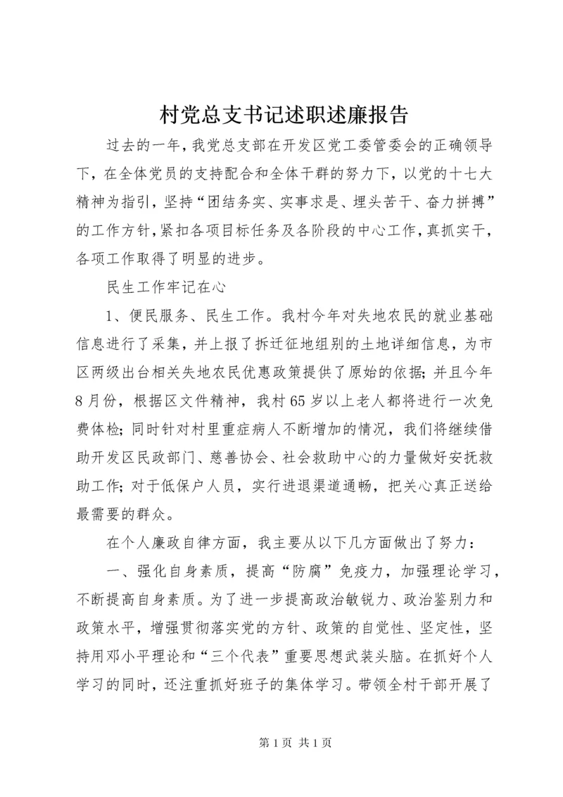 村党总支书记述职述廉报告 (3).docx