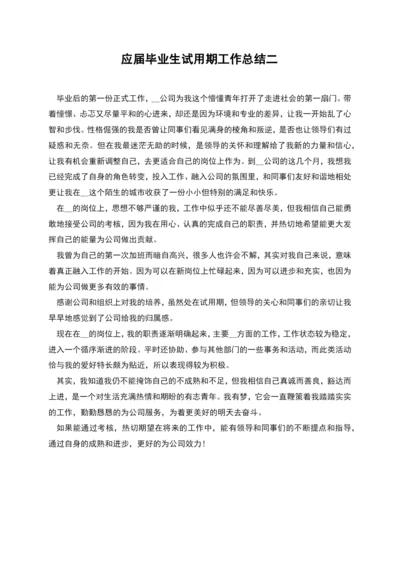 应届毕业生试用期工作总结二.docx