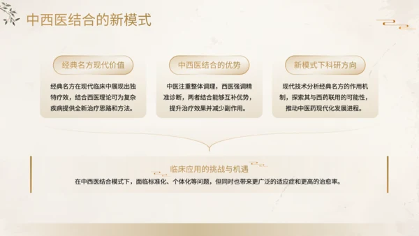 黄色中国风中药方剂应用PPT