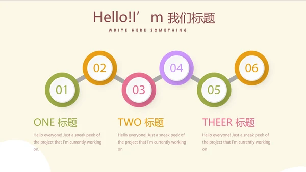 大气彩色大脑思维动态PPT