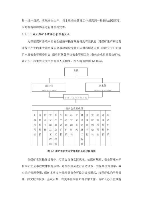 煤矿本质安全管理保障全新体系范本.docx