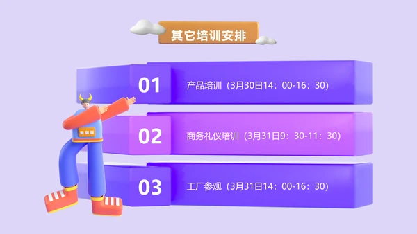 3D简约新员工入职培训美妆行业hr必备