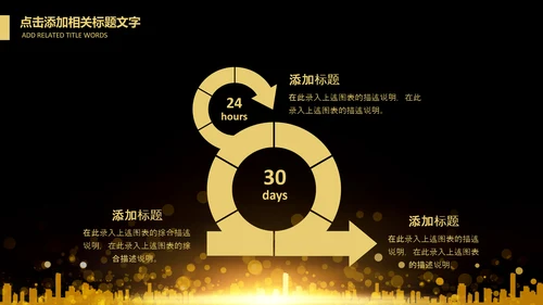 投资金融理财银行金色股票PPT模板