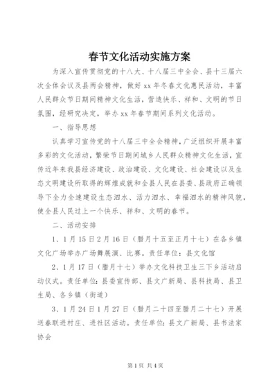 春节文化活动实施方案.docx