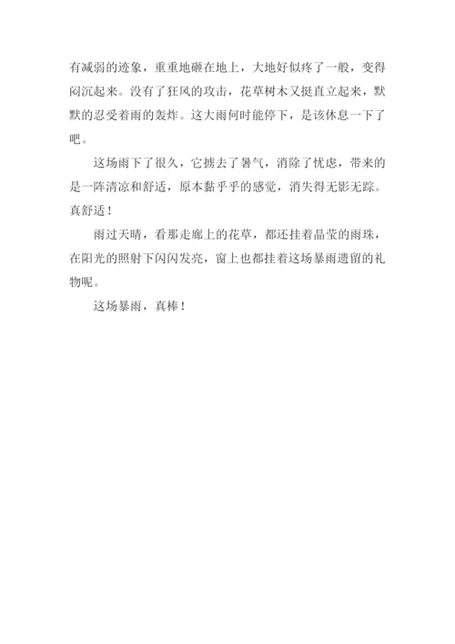 大暴雨作文700字.docx