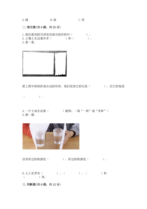 教科版二年级上册科学期末测试卷含答案【培优a卷】.docx