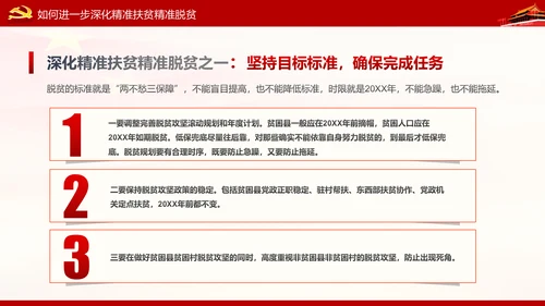 精准扶贫精准脱贫打赢脱贫攻坚战PPT