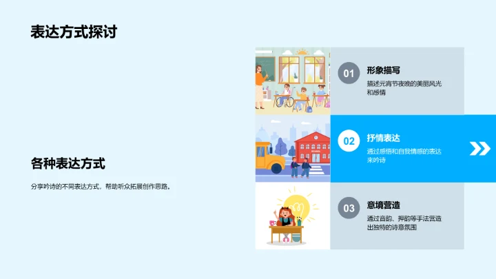 元宵诗会讲座PPT模板