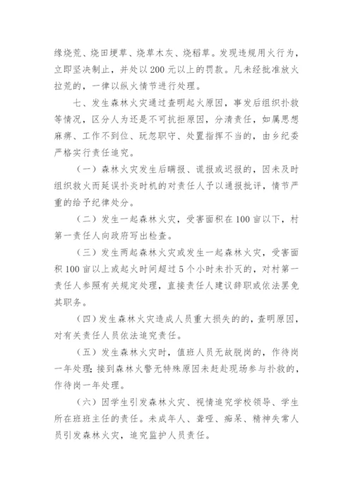 森林防火安全措施方案.docx