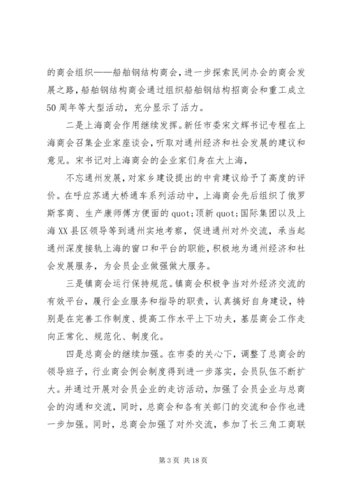 市工商联XX年工作总结及XX年工作计划.docx