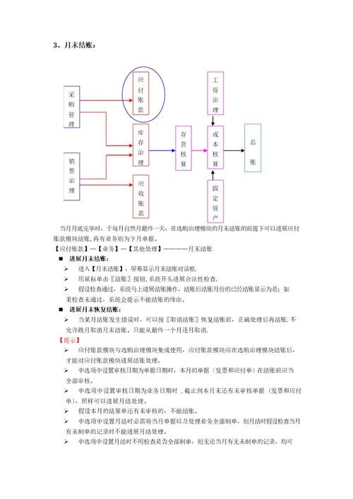 ERP操作手册应付账款