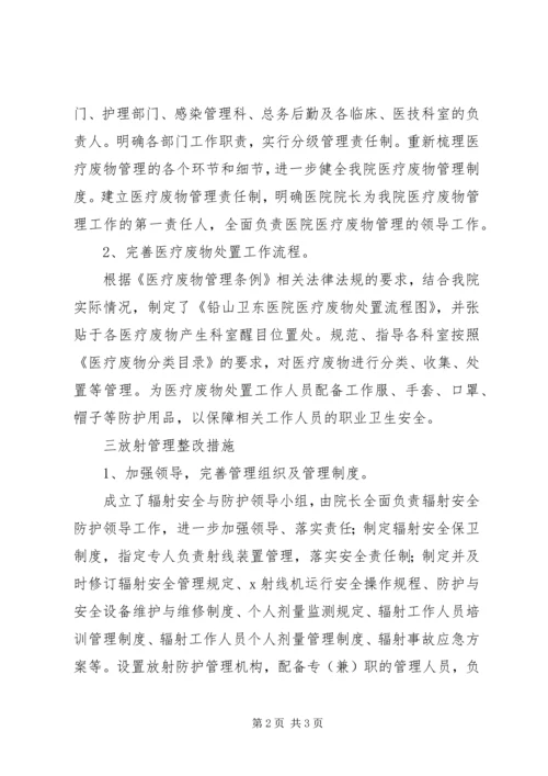 双随机检查医院整改报告.docx