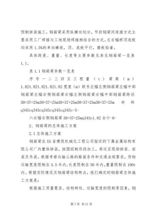 钢箱梁制作方案.docx