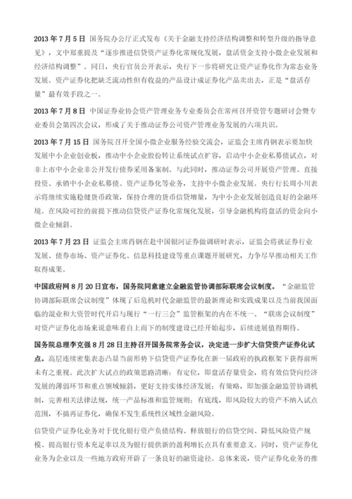 中国资产证券化市场大事记.docx