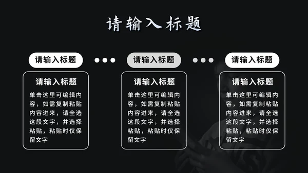 黑色简约网络暴力教育PPT模板