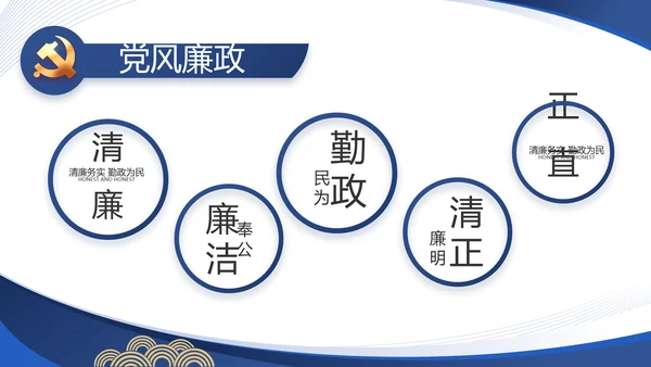 蓝色大气党支部工作专题动态PPT