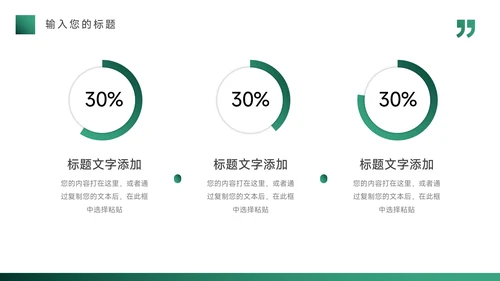 绿色渐变多图品牌营销策划PPT模板