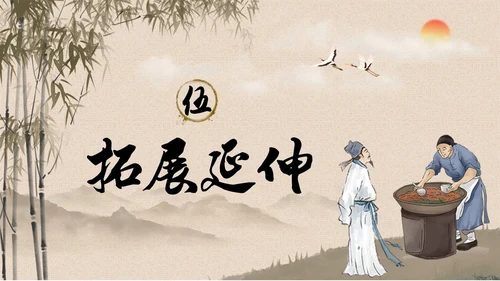 黄色简约古风卖炭翁初中语文课堂课件教学PPT语文课件