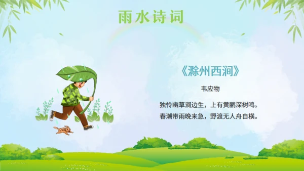 雨水节气通用PPT