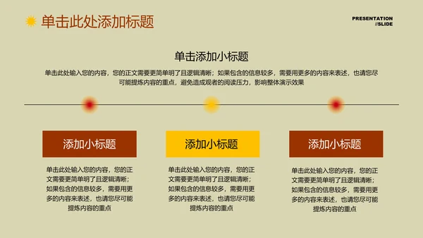 棕色简约时尚风格通用品牌介绍PPT演示模板