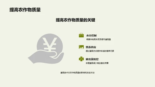 农业新篇章：灌溉科技