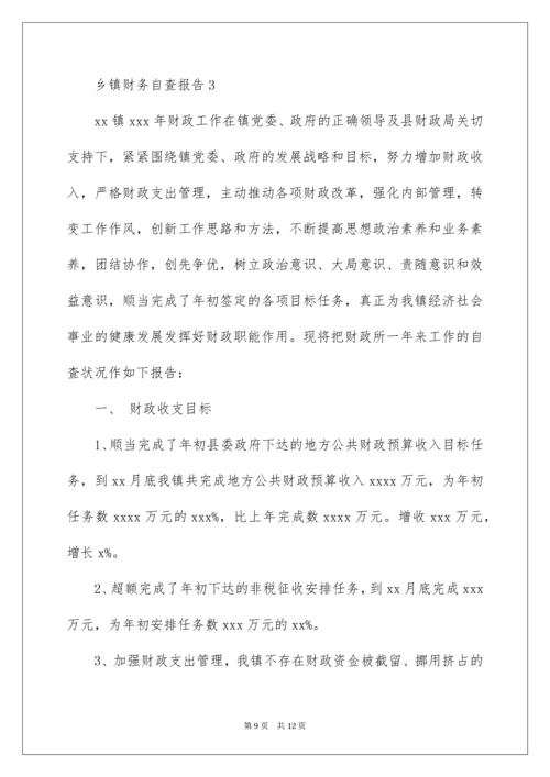 乡镇财务自查报告_3.docx