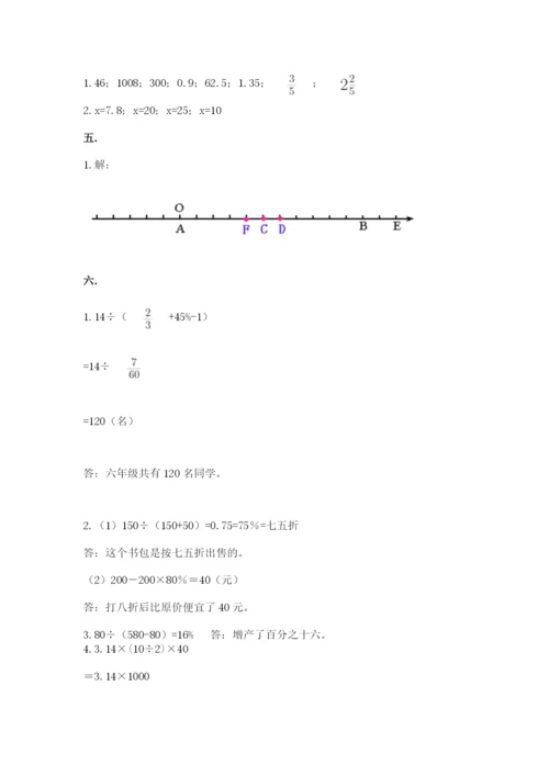 最新苏教版小升初数学模拟试卷附参考答案【完整版】.docx