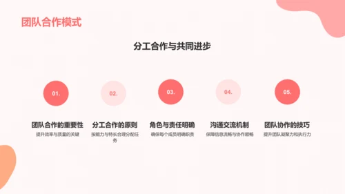 红色插画风大学生专业课汇报PPT模板