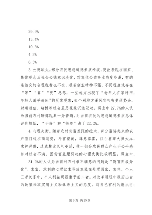 县委宣传部新形势下加强农民教育工作的调查与思考.docx