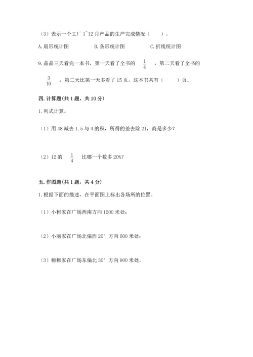 小学数学六年级上册期末测试卷（考点梳理）word版.docx