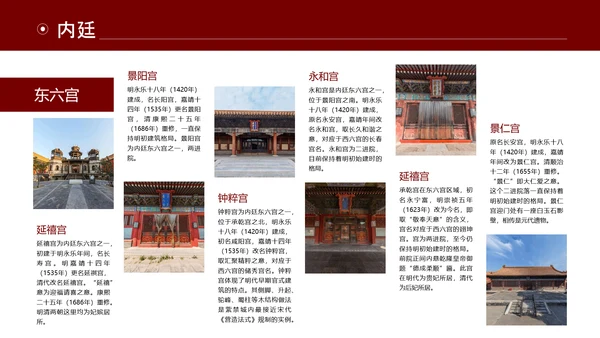 故宫建筑群介绍中国文化PPT模板