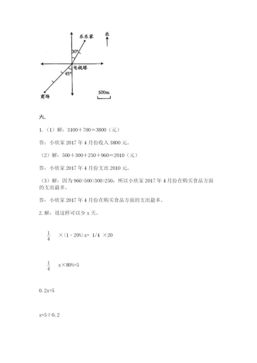 苏教版数学六年级下册试题期末模拟检测卷【满分必刷】.docx