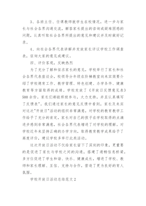 学校开放日活动总结.docx