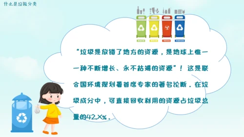 垃圾不落地城市更美丽通用PPT模板