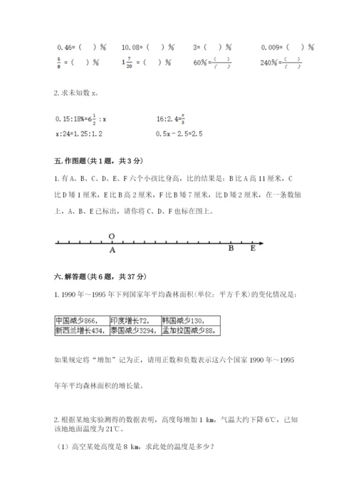 小升初数学期末测试卷及完整答案（名校卷）.docx