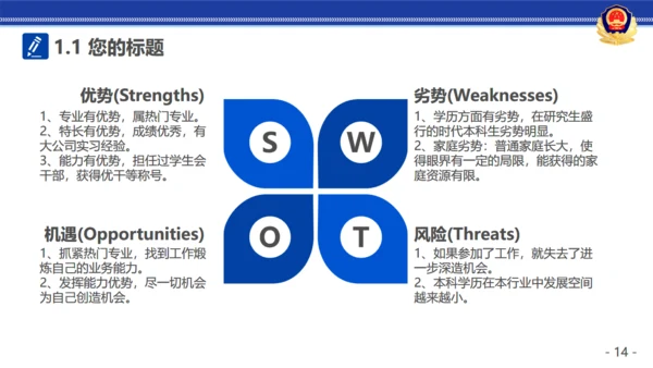 公安警察治安工作汇报通用PPT模板