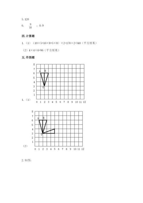 人教版数学五年级下册期末测试卷精品（考点梳理）.docx