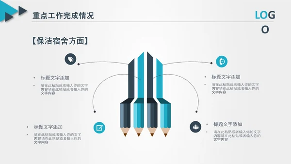 后勤部年终总结新年计划述职报告ppt模板工作总结计划