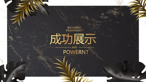 黑色炫彩室内装饰设计动态PPT
