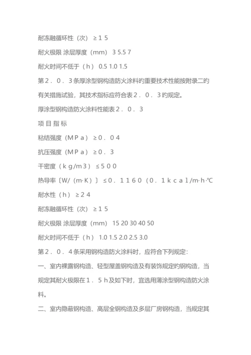 钢结构防火涂料有应用技术规范吗.docx